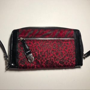 Bags - Red Leopard rockabilly punk goth purse clutch Bags - Red Leopard rockabilly punk goth purse clutch